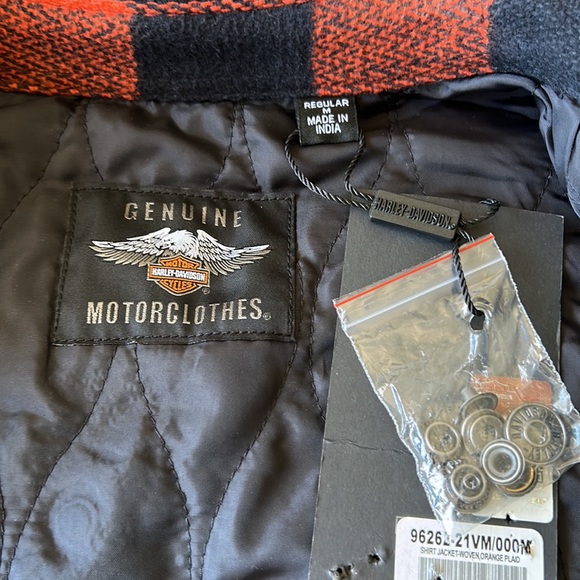 Harley Davidson flannel jacket NWT - Picture 5 of 12